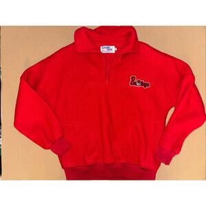 Vintage Georgia Bulldogs Chalk Line 1/4 Zip Pullover Medium Made In USA